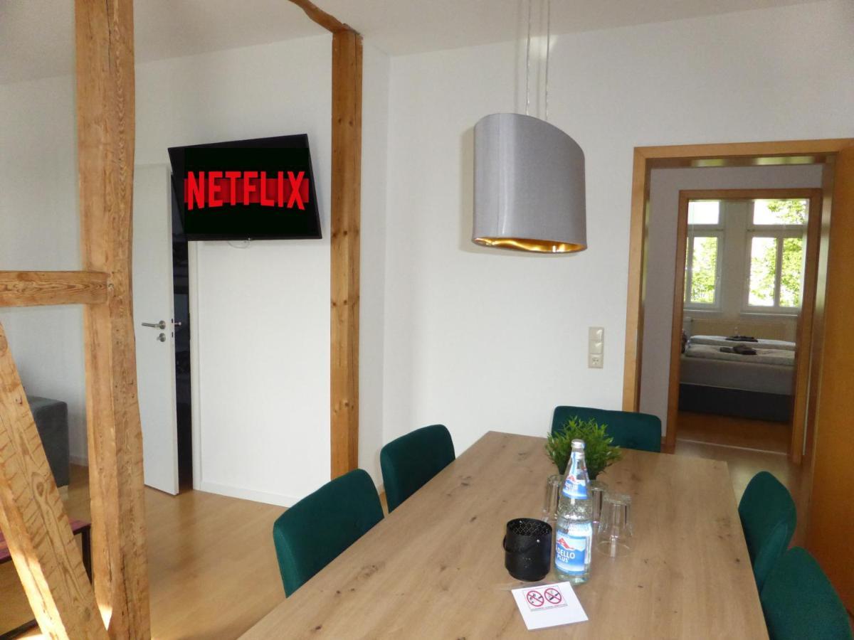 Jena City Apartment, Balkon, Sonnig, Wifi, Parkplaetze, Naehe Zentrum Dış mekan fotoğraf