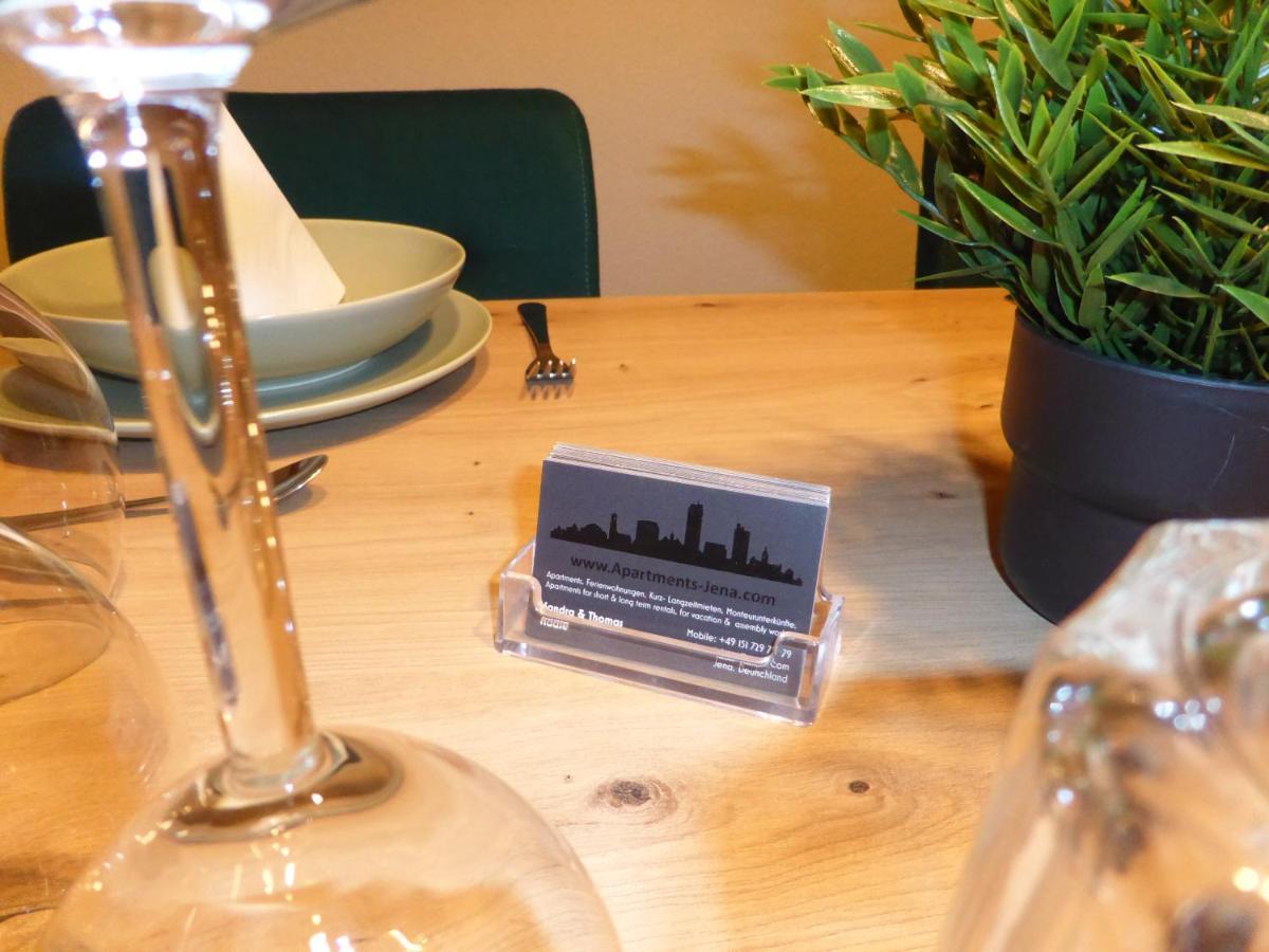 Jena City Apartment, Balkon, Sonnig, Wifi, Parkplaetze, Naehe Zentrum Dış mekan fotoğraf