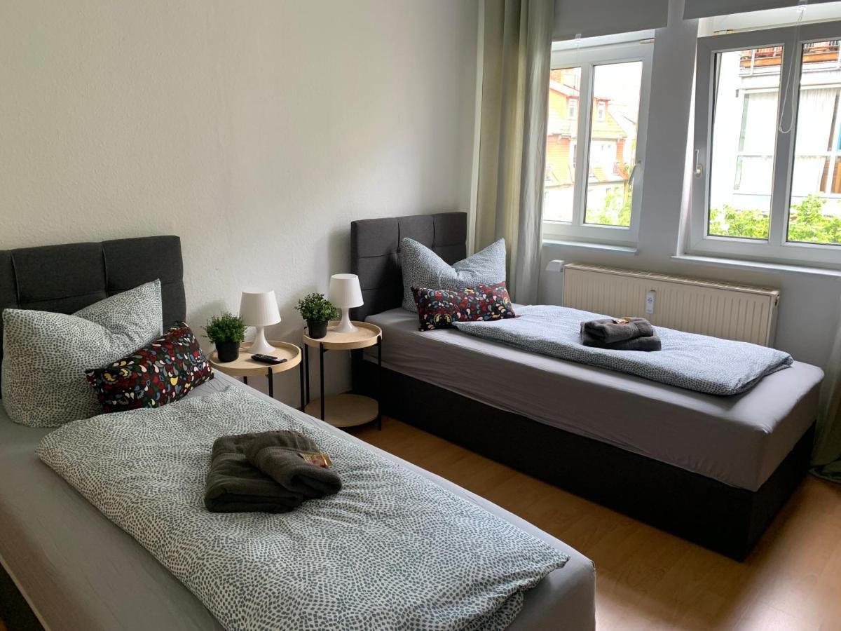 Jena City Apartment, Balkon, Sonnig, Wifi, Parkplaetze, Naehe Zentrum Dış mekan fotoğraf